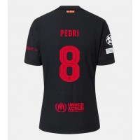 Pánský Fotbalový dres Barcelona Pedri Gonzalez #8 2024-25 Venkovní Krátký Rukáv